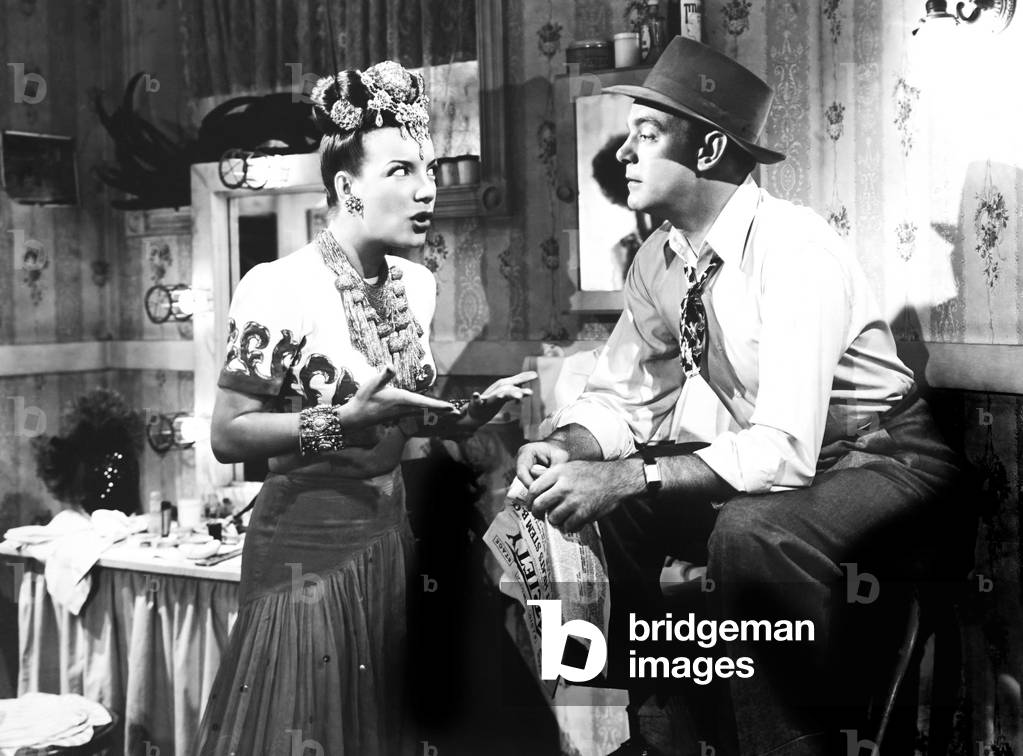 DOLL FACE, from left, Carmen Miranda, Dennis O'Keefe, 1946
