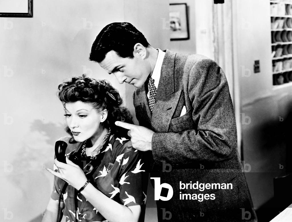 ADVENTURES OF KITTY O'DAY, from left, Jean Parker, Peter Cookson, 1945