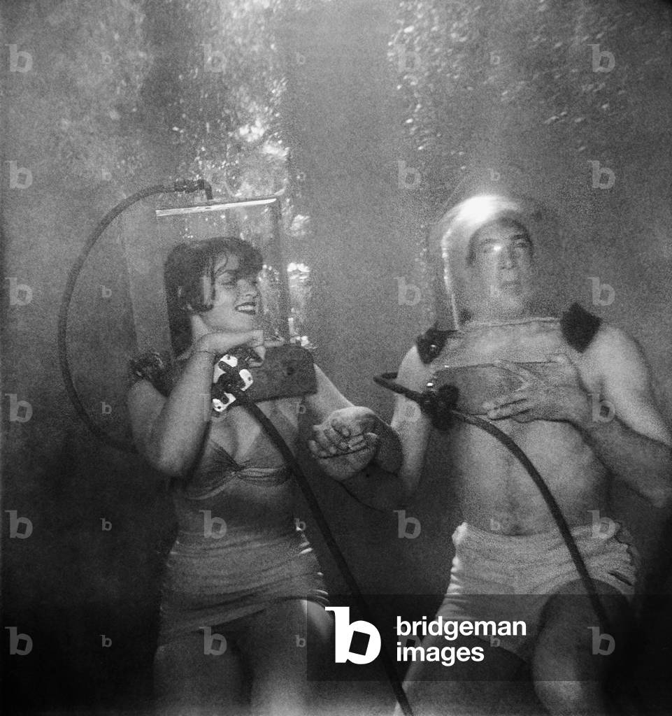 CITY BENEATH THE SEA, from left: Suzan Ball, Anthony Quinn, 1953