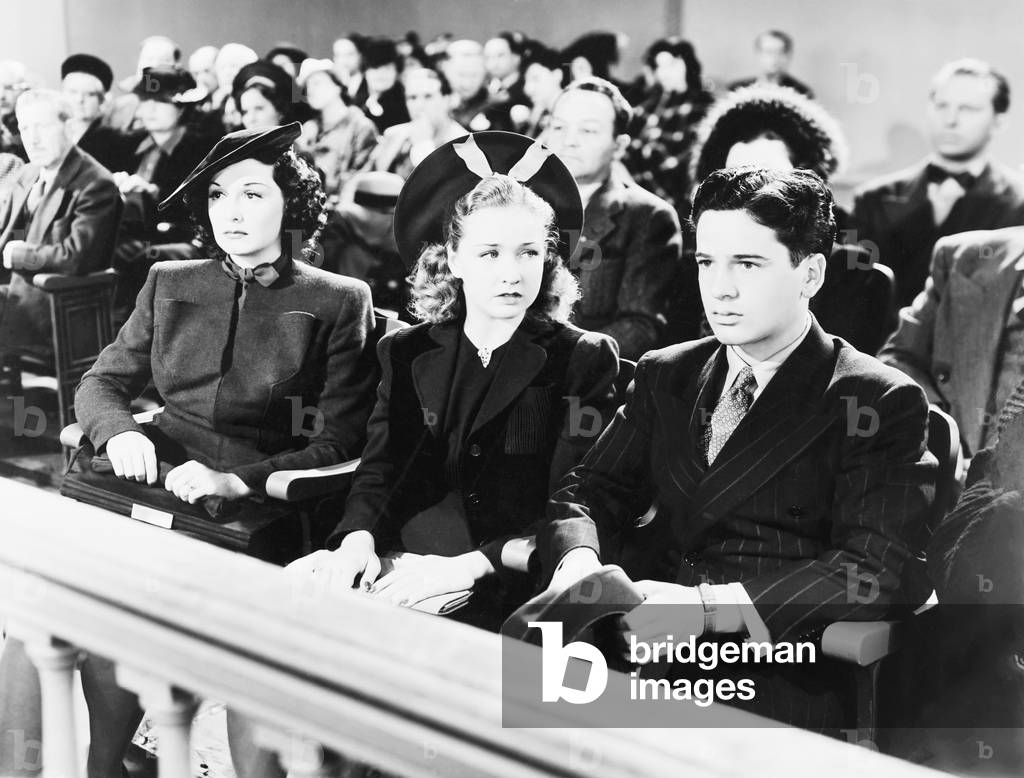 GALLANT SONS, from left: Gail Patrick, Bonita Granville, Gene Reynolds, 1940
