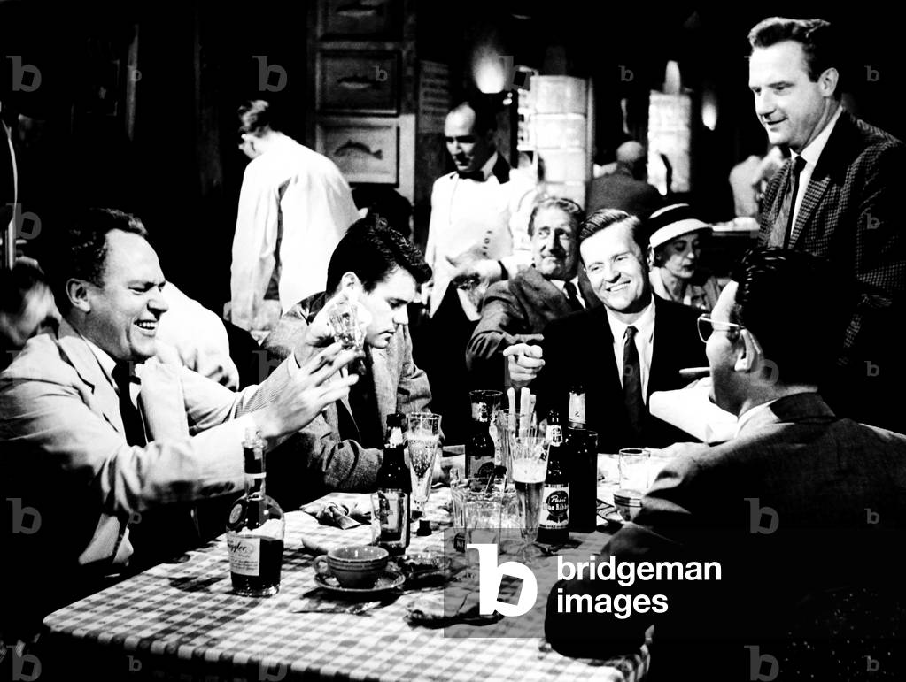 THE BACHELOR PARTY, from left, E.G. Marshall, Don Murray, Phillip Abbott, Larry Blyden, Jack Warden, 1957