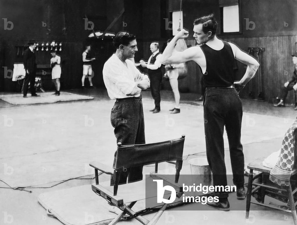 THE EGG CRATE WALLOP, charles Ray (right), 1919