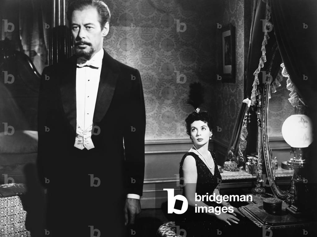 THE FOUR POSTER, from left: Rex Harrison, Lilli Palmer, 1952