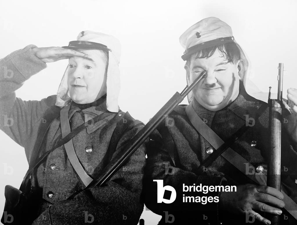 THE FLYING DEUCES, from left: Stan Laurel, Oliver Hardy, 1939