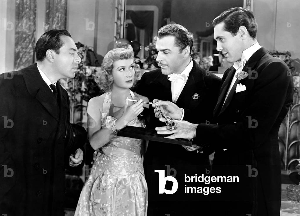 A GENTLEMAN AFTER DARK, from left, Harold Huber, Miriam Hopkins, Brian Donlevy, Phillip Reed, 1942