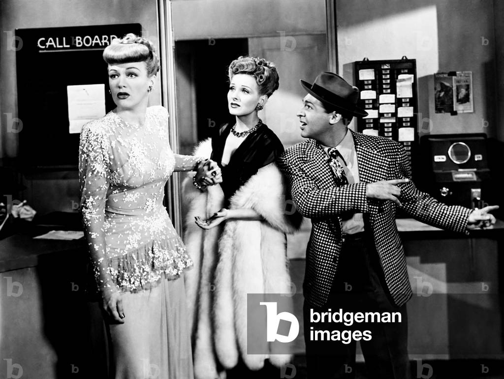 EARL CARROLL VANITIES, from left, Eve Arden, Constance Moore, Pinky Lee, 1945