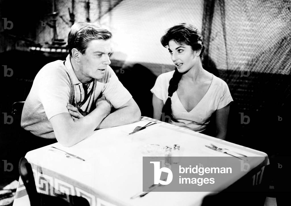 BAYOU, (aka POOR WHITE TRASH), from left, Peter Graves, Lita Milan, 1957