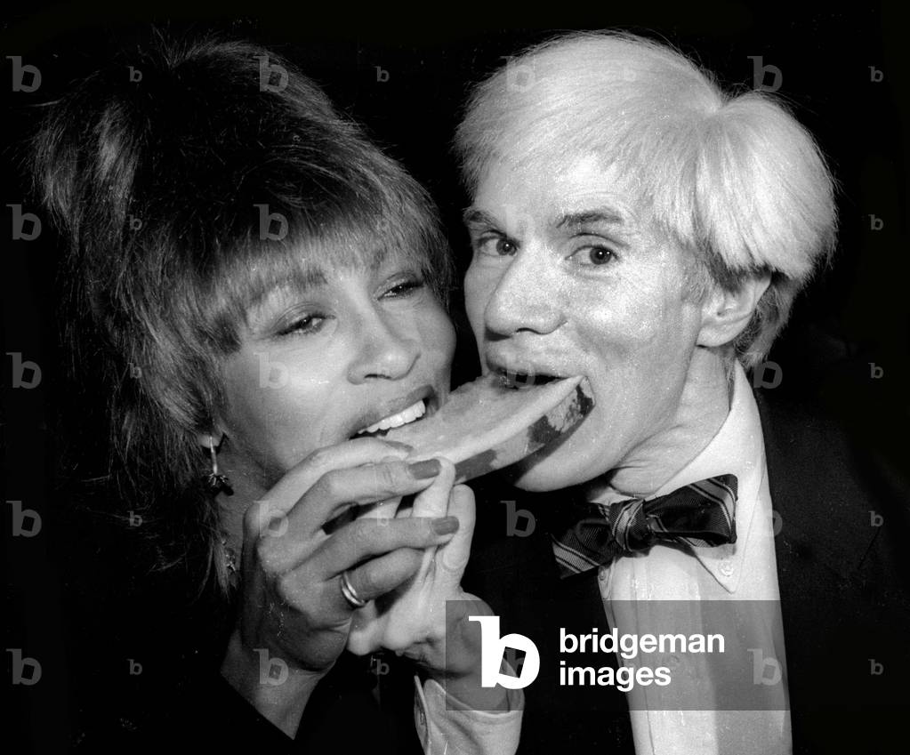 Tina Turner and Andy Warhol, 1980 (photo)