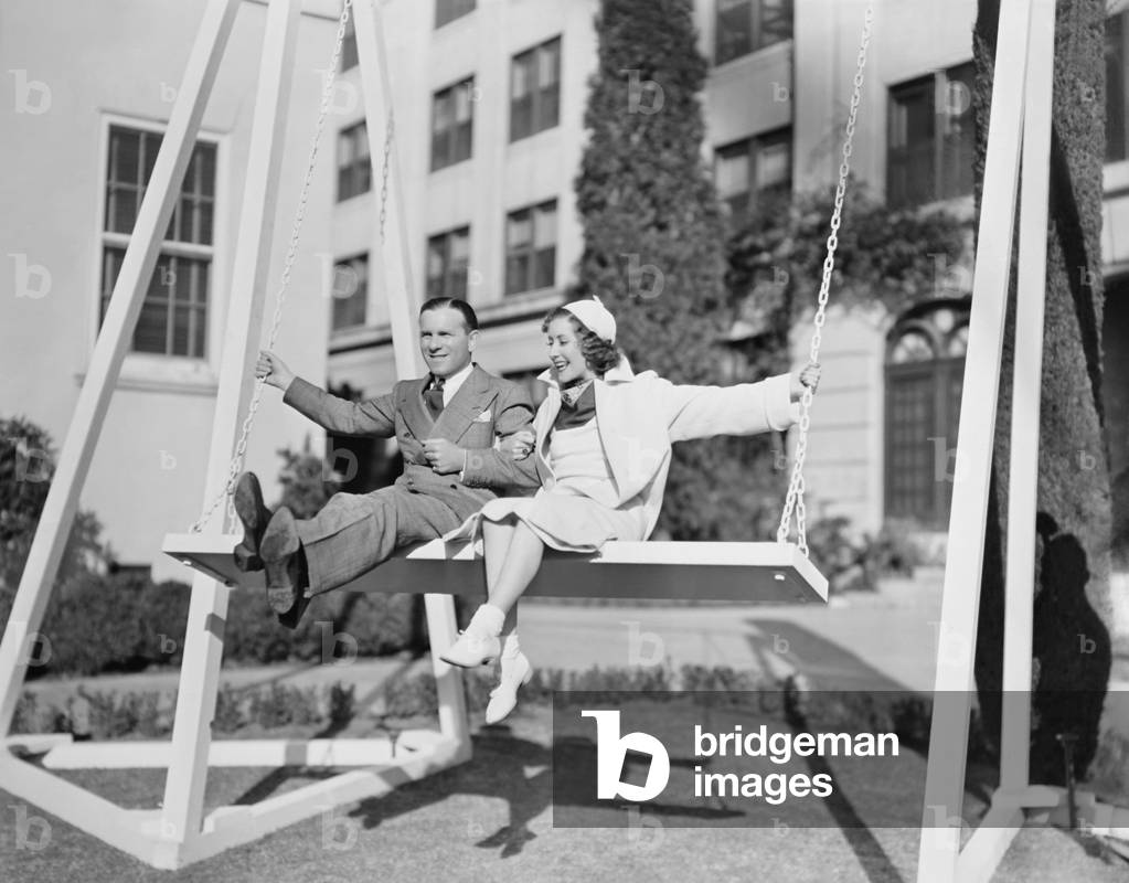 COLLEGE SWING, from left: George Burns, Gracie Allen, 1938