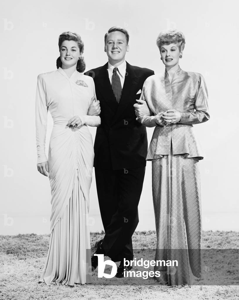 EASY TO WED, from left: Esther Williams, Van Johnson, Lucille Ball, 1946