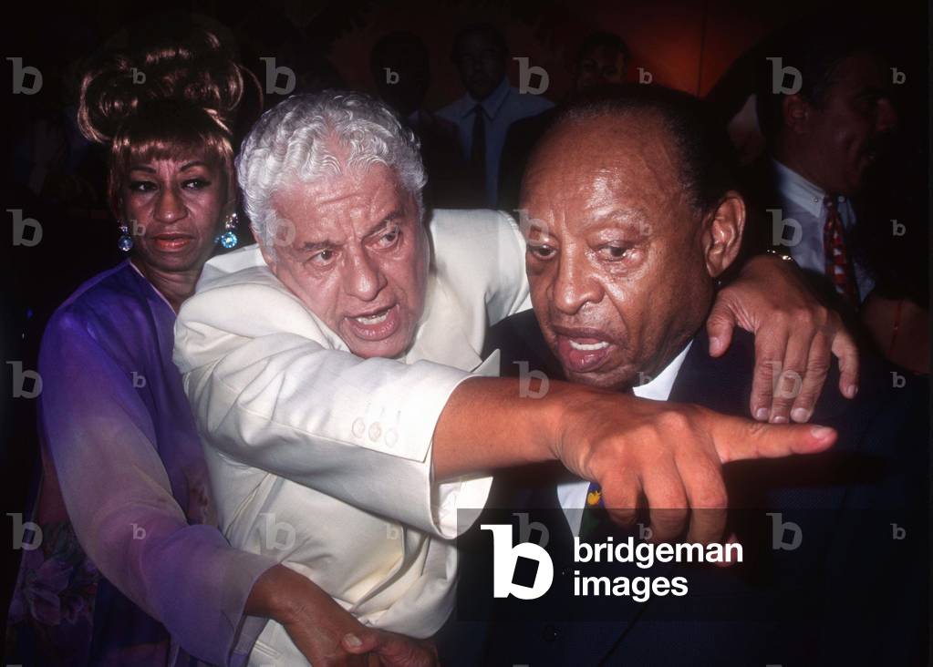 Celia Cruz, Tito Puente and Lionel Hampton, 1995 (photo)