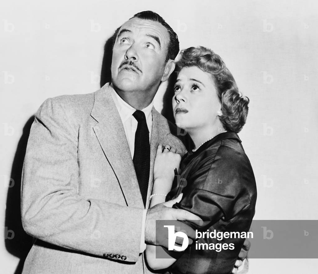 DESTINATION 60,000, from left: Preston Foster, Jeff Donnell, 1957