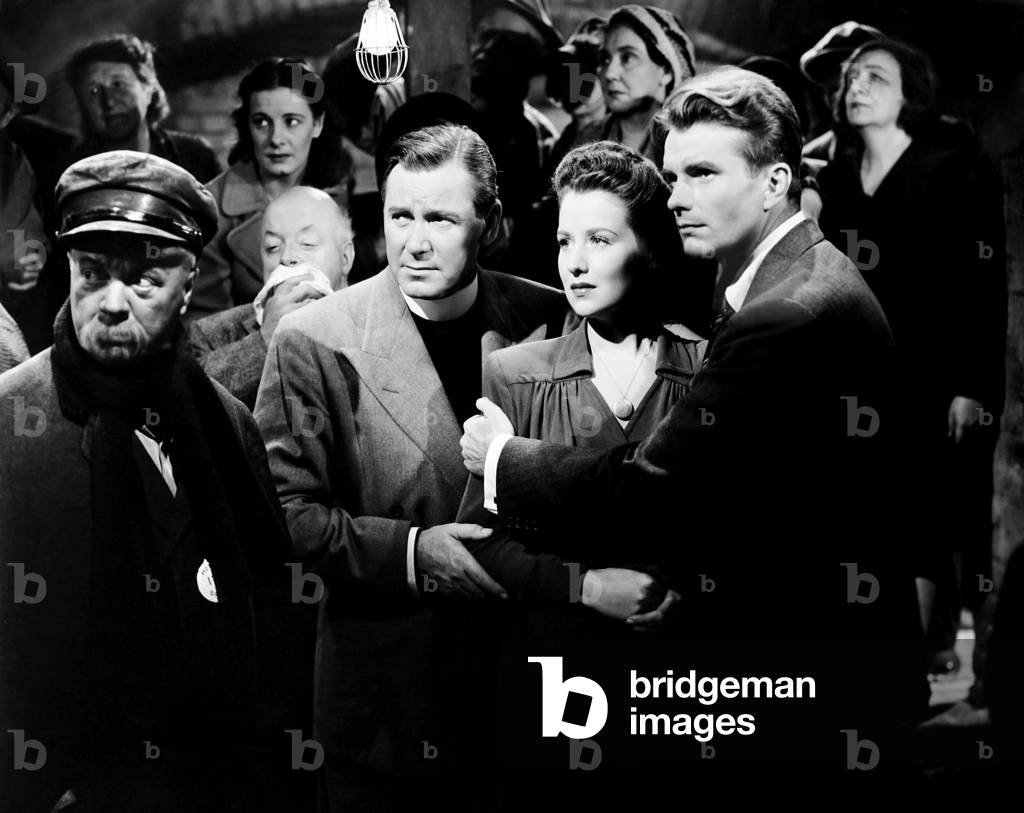 FOREVER AND A DAY, center, from left, Herbert Marshall, Ruth Warrick, Kent Smith, 1943