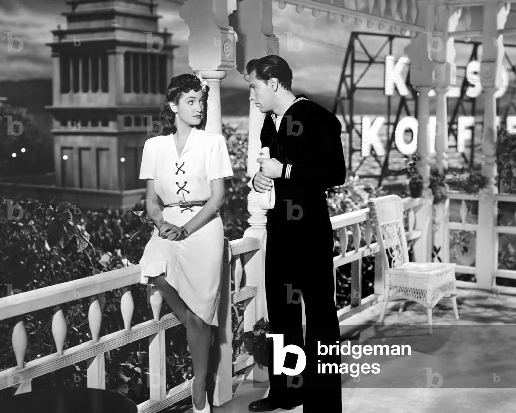 THE FLEET'S IN, from left, Dorothy Lamour, William Holden, 1942