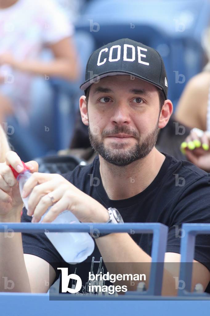 Alexis Ohansian Husband of Serena Williams US Open Tennis 9/2/2018 (photo)