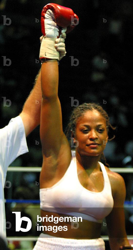 Laila Ali Vs Shirvell Williams at The Desoto Civic Center, 2002 (photo)
