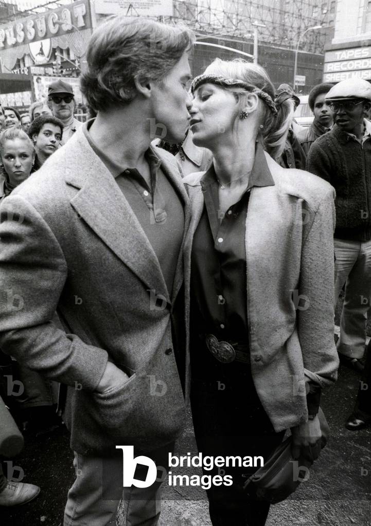 Arnold Schwarzenegger and Sandahl Bergmam, 1982 (photo)
