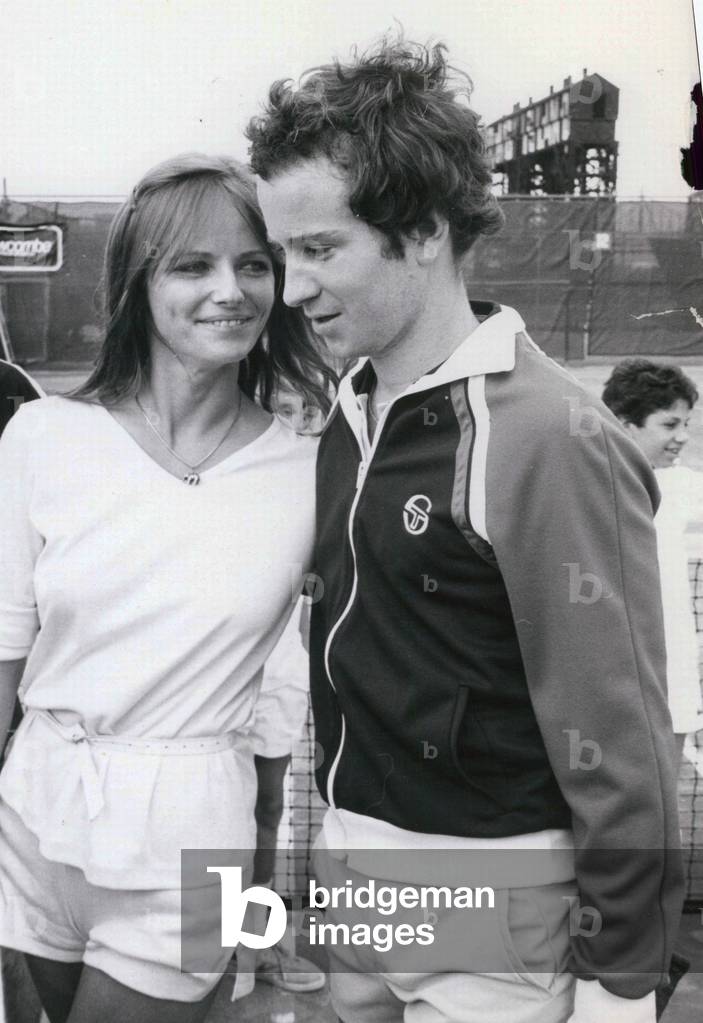 John McEnroe & Cheryl Tiegs, 1977 (photo)