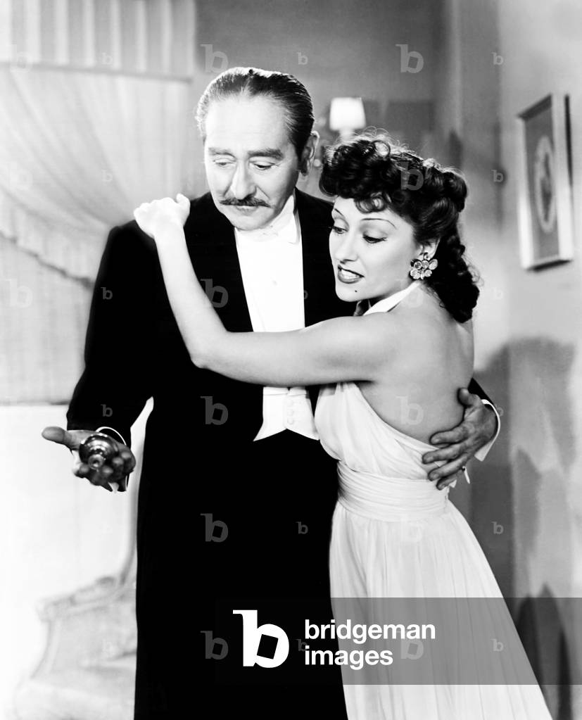 FATHER TAKES A WIFE, from left, Adolphe Menjou, Gloria Swanson, 1941