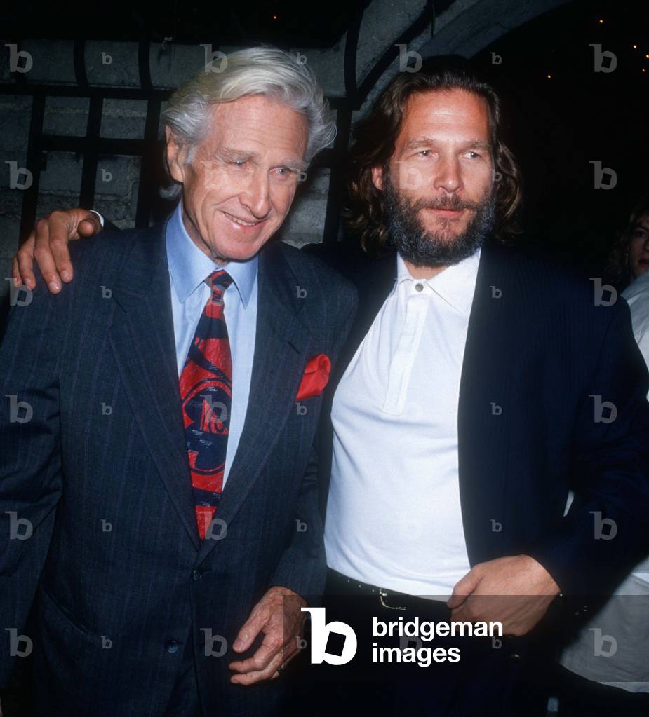 Lloyd Bridges and son Jeff Bridges, 1994 (photo)