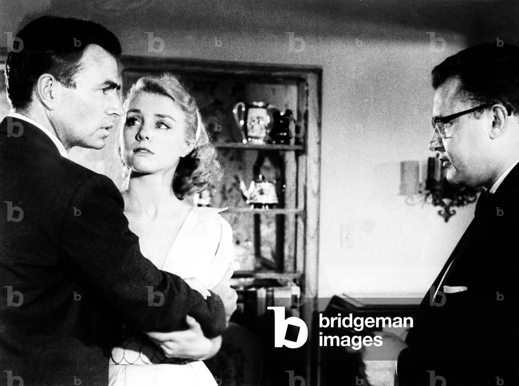 CRY TERROR!, from left, James Mason, Inger Stevens, Rod Steiger, 1958