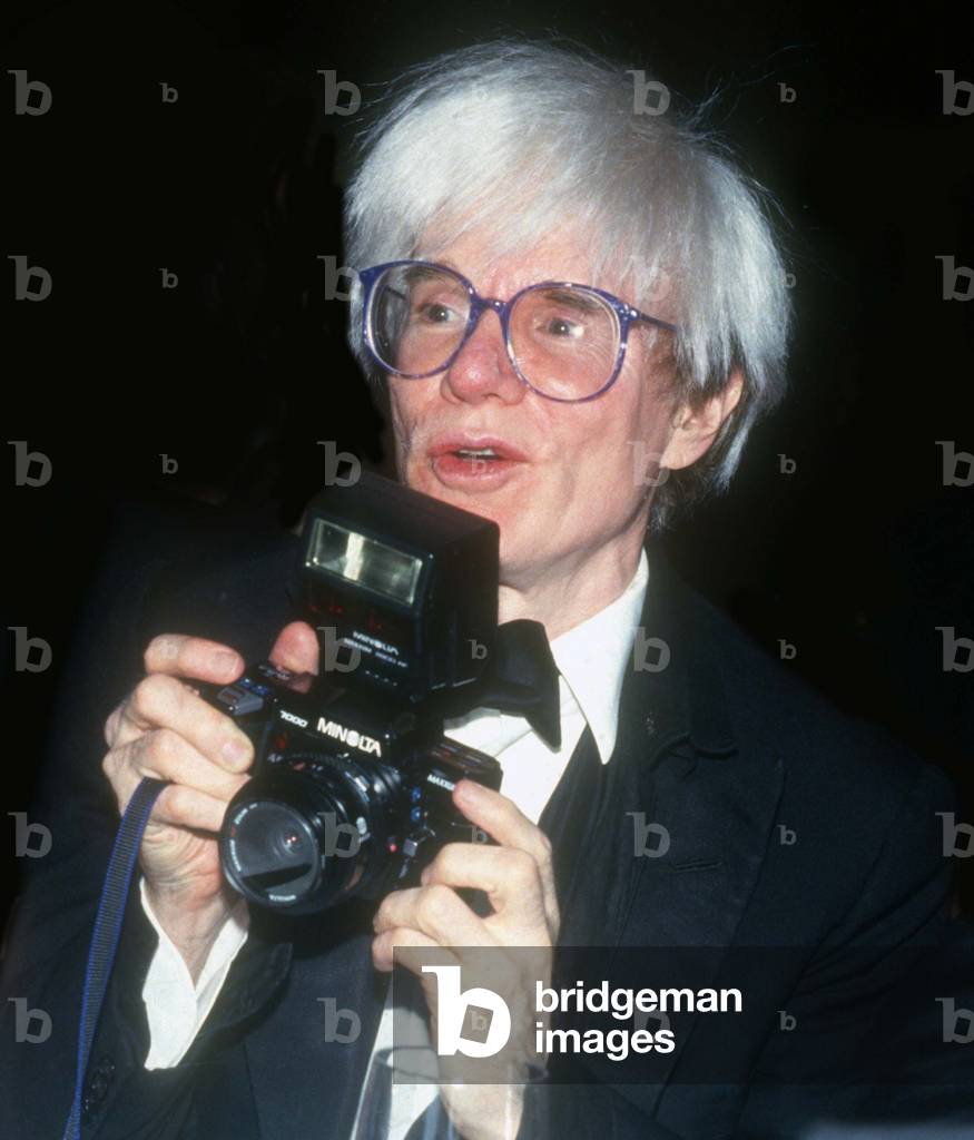 Andy Warhol circa, 1980s (photo)