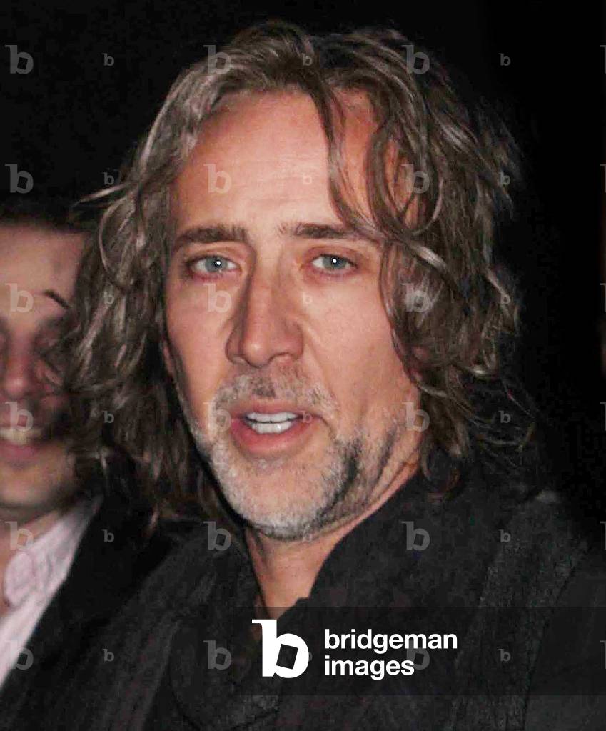 Nicolas Cage on the set of The Sorcerers Apprentice, 2009 (photo)