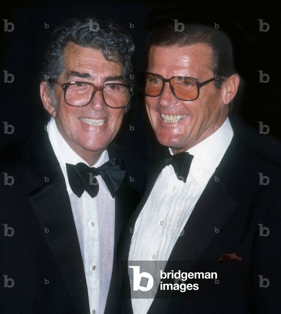Dean Martin Roger Moore Undated (photo)