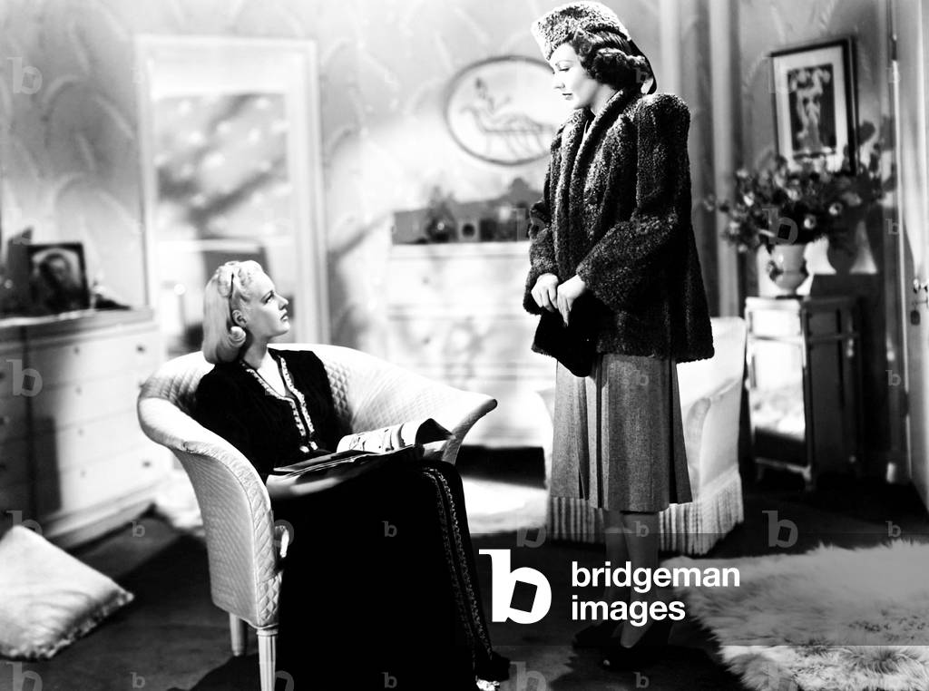 FREE, BLONDE AND 21, from left, Mary Beth Hughes, Lynn Bari, 1940