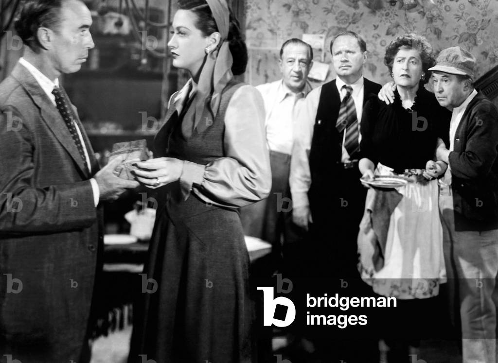 THE GIRL FROM MANHATTAN, from left, George Chandler, Dorothy Lamour, Hugh Herbert, Howard Freeman, Constance Collier, Frank Orth, 1948