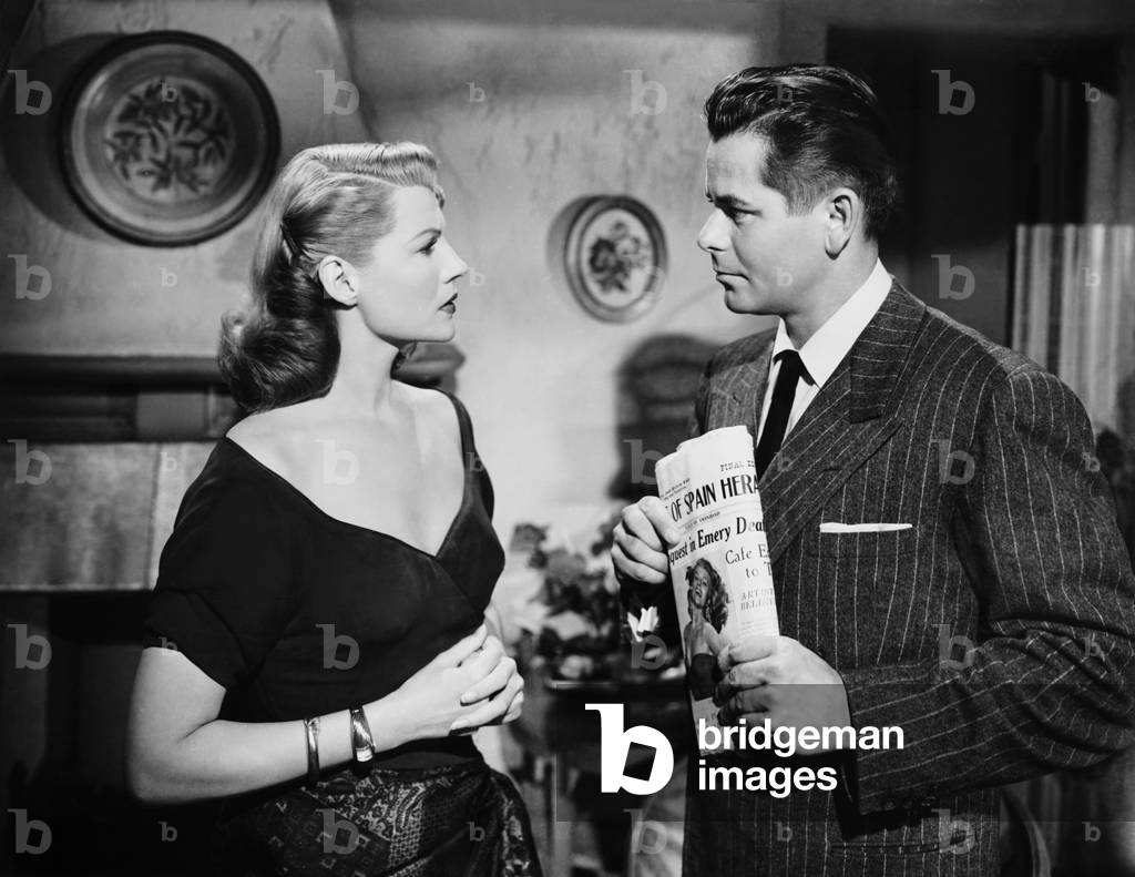 AFFAIR IN TRINIDAD, from left: Rita Hayworth, Glenn Ford, 1952