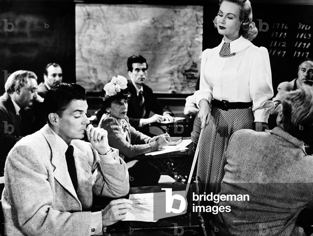 THE GIRL FROM JONES BEACH, from left, Ronald Reagan, Virginia Mayo, 1949