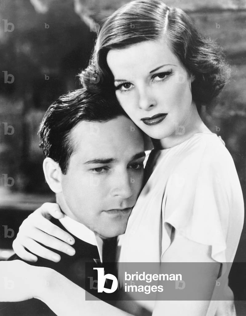 A BILL OF DIVORCEMENT, from left: David Manners, Katharine Hepburn, 1932