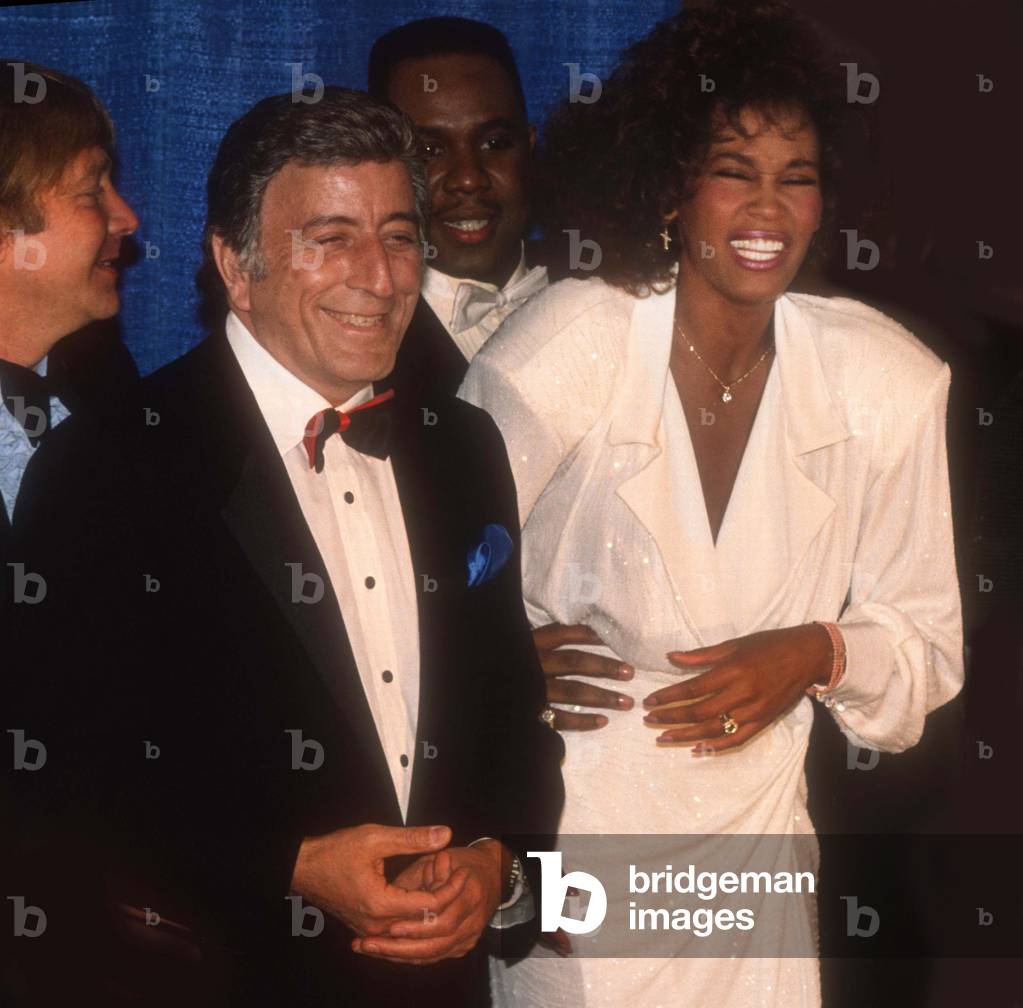 Tony Bennett Whitney Houston, 1990 (photo)