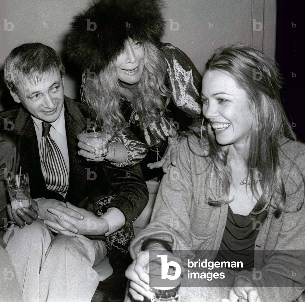 Jacques Bellini Sylvia Miles Michelle Phillips at Studio54, 1978 (photo)