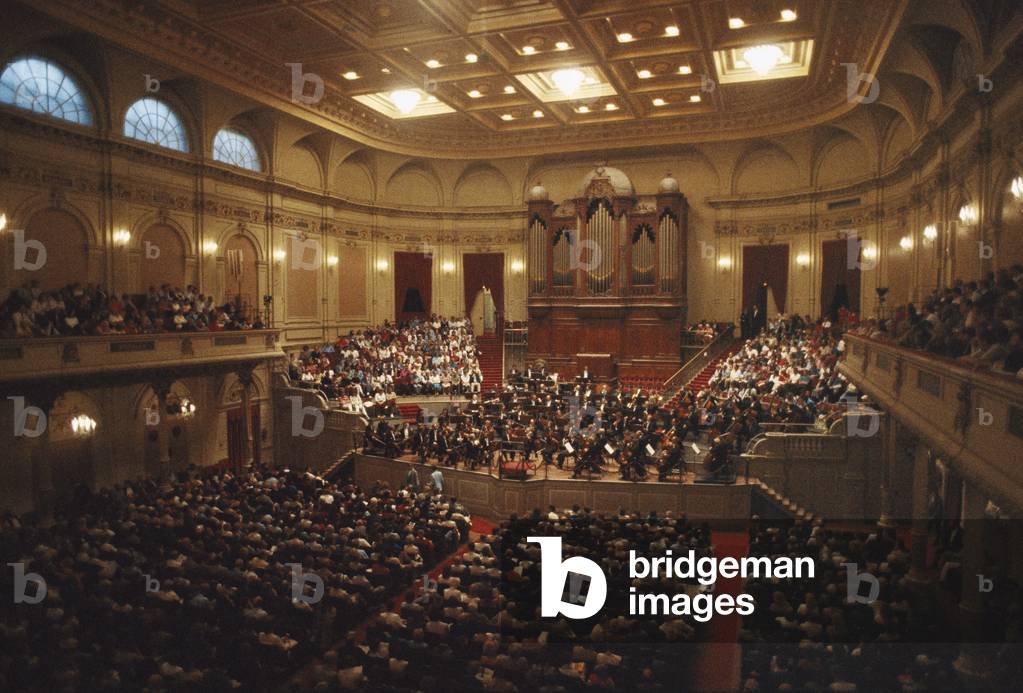 Concertgebouw orchestra in Amsterdam