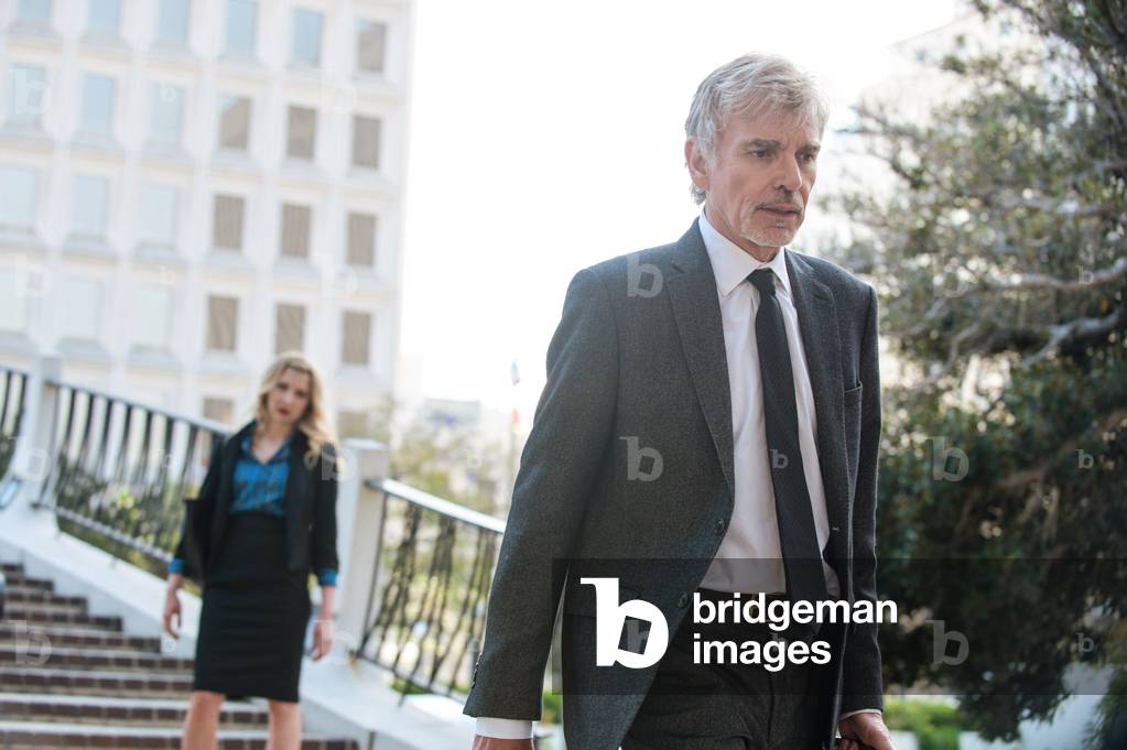 GOLIATH, right: Billy Bob Thornton in 'Game On' (Season 1, Episode 3, aired October 14, 2016).