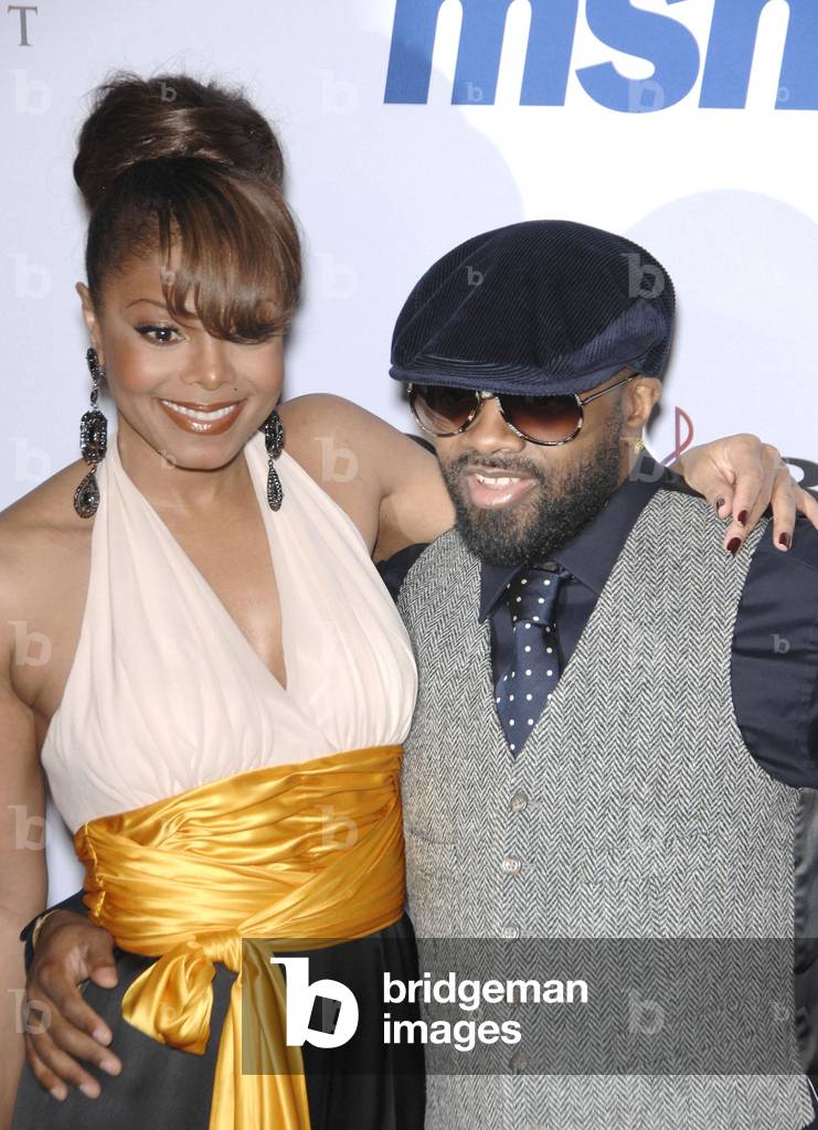 Janet Jackson, Jermaine Dupri at arrivals for Pre-Grammy Party for Clive Davis, Beverly Hilton Hotel, Los Angeles, CA, February 09, 2008. Photo by: Michael Germana/Everett Collection