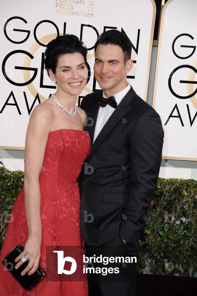 Julianna Margulies et Keith Lieberthal: Julianna Margulies, Keith Lieberthal at arrivals for The 72nd Annual Golden Globe Awards 2015 - Part 1, The Beverly Hilton Hotel, Beverly Hills, CA January 11, 2015. Photo By: Linda Wheeler/Everett Collection