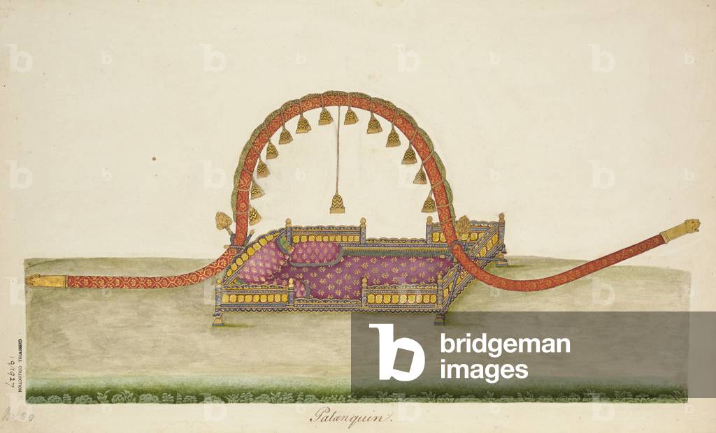 Palanquin, 1800-10 (w/c on paper)