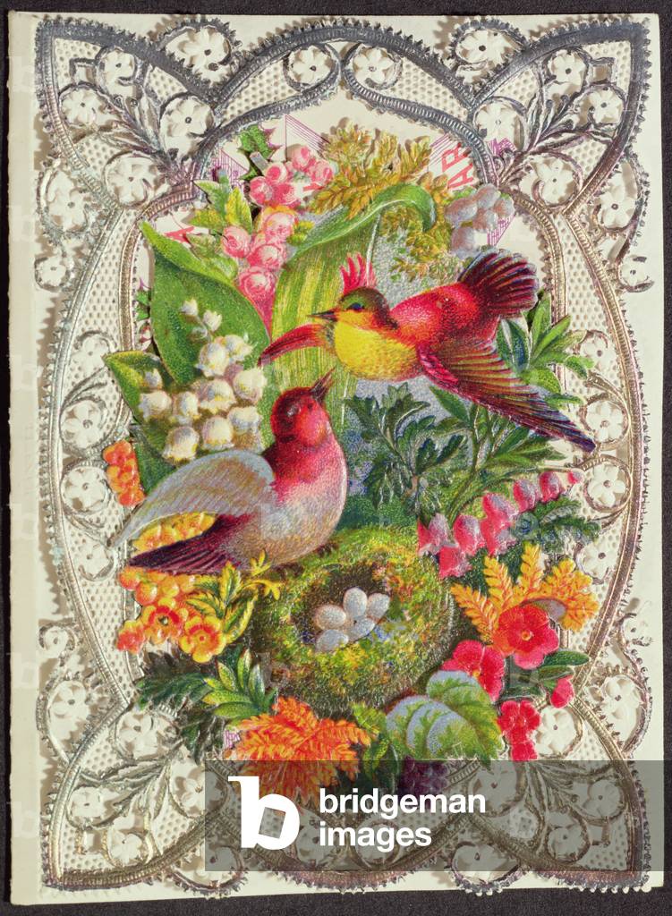 Happy Easter, Victorian postcard