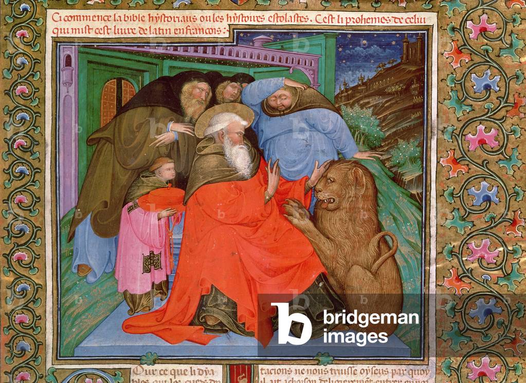 "Lat 613 f.630r St. Hieronymus", 15. Jahrhundert von Italian School
