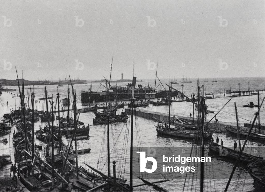 Ships in the port of Trieste