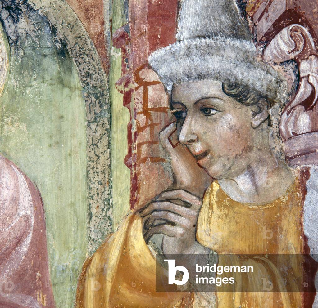 Detail of Christ among the Doctors, an episode from the New Testament scenes (fresco)