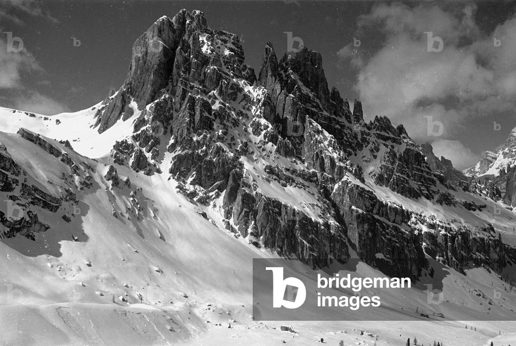 Snowy mountain, Cortina d'Ampezzo
