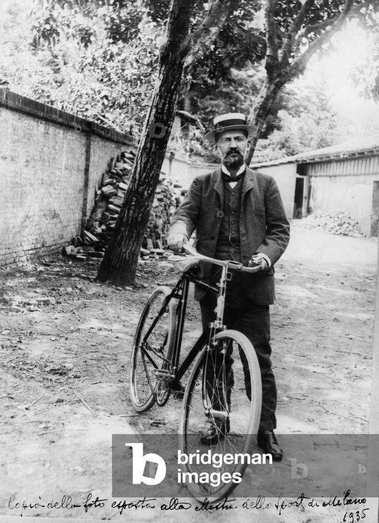 portrait cyclist alfredo oriani, 1935