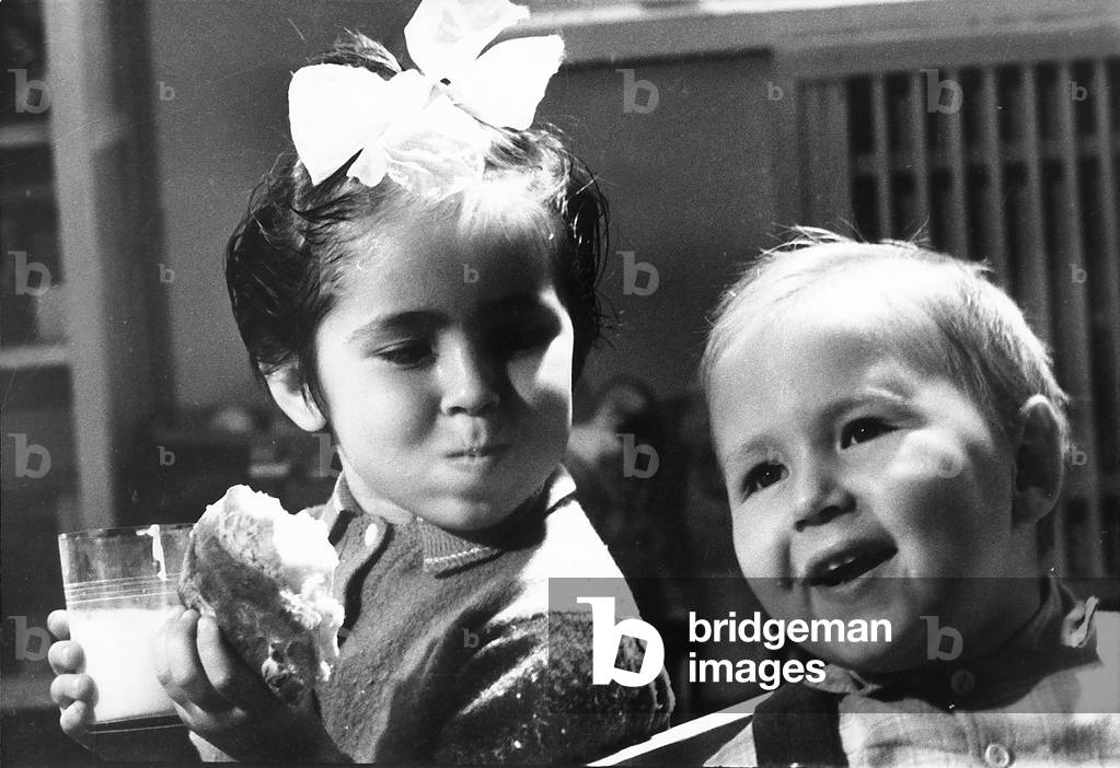Two small Russian children