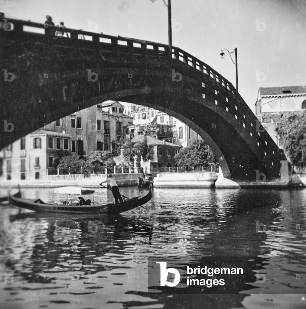 Bridge over a canal, Venice