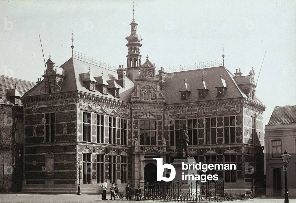 Monument in the courtyard of the Cathedral of Utrecht