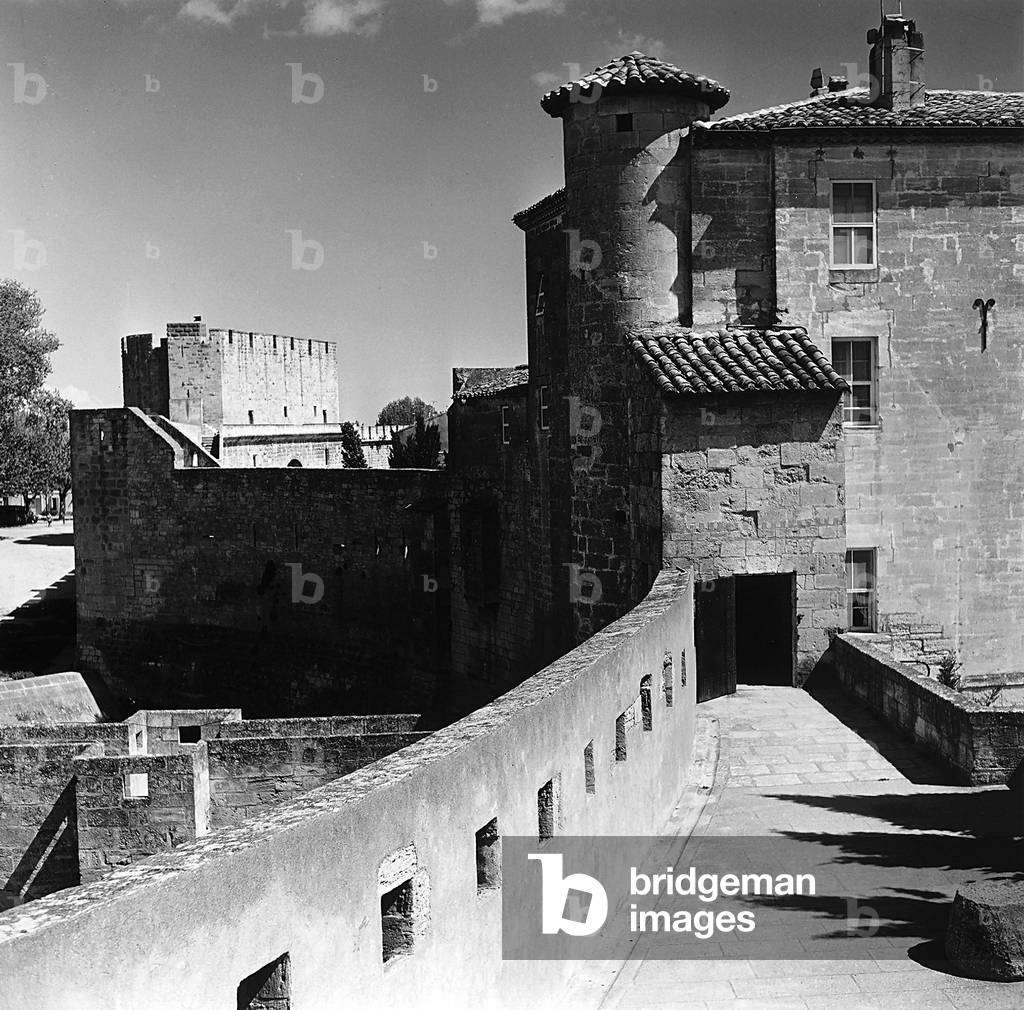 Inside of the fortified walls of Aigues-Mortes